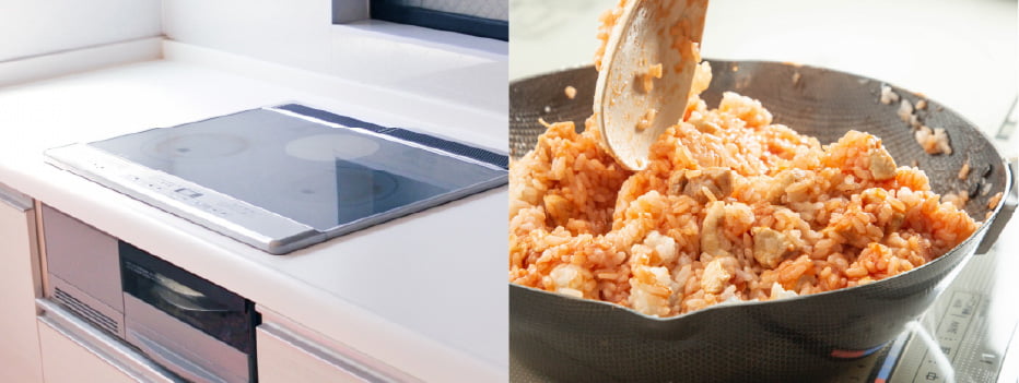 熊本市の二神石油ガスではIHコンロの販売・設置も行っています