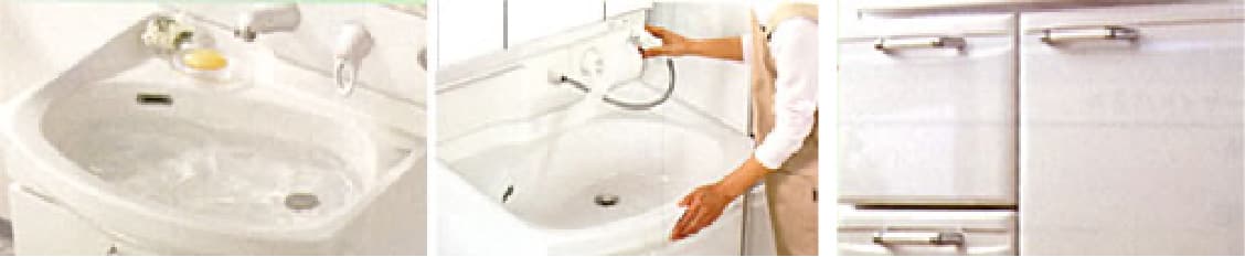 熊本市の二神石油ガスが取り扱う洗面の特長